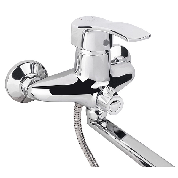 Змішувач для ванни Lidz Anny 005 з поворотним виливом (з душовим гарнітуром) (k40) LDANN005CRM35120 Chrome - Фото - 3