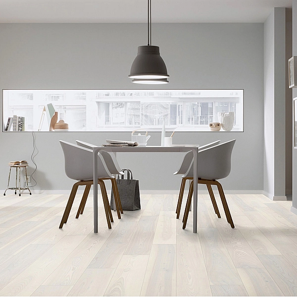 Паркетна дошка T06 Ash azure white* 1278/ 1101012165 (1 сорт) - Фото - 3