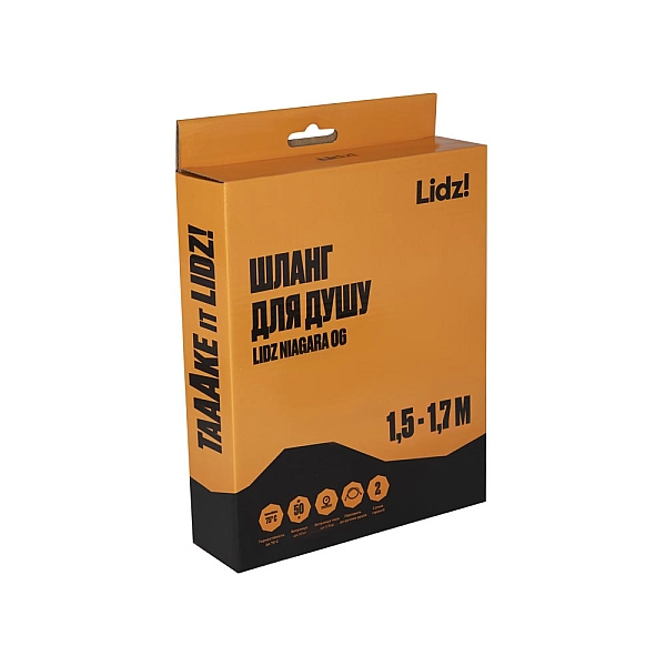 Шланг Lidz Niagara 06 1,5-1,7 м LDNIA06CRM35454 Chrome - Фото - 4