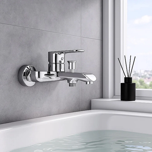 43113141 IVEN Змішувач д/ванни, хром (1 сорт) - Фото - 4