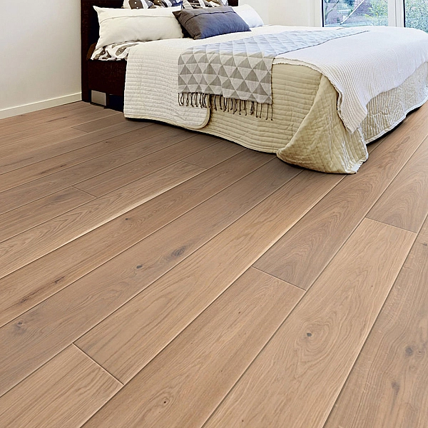 Паркетна дошка R03 Oak light beige* 1280/ 1101010790 (1 сорт) - Фото - 3