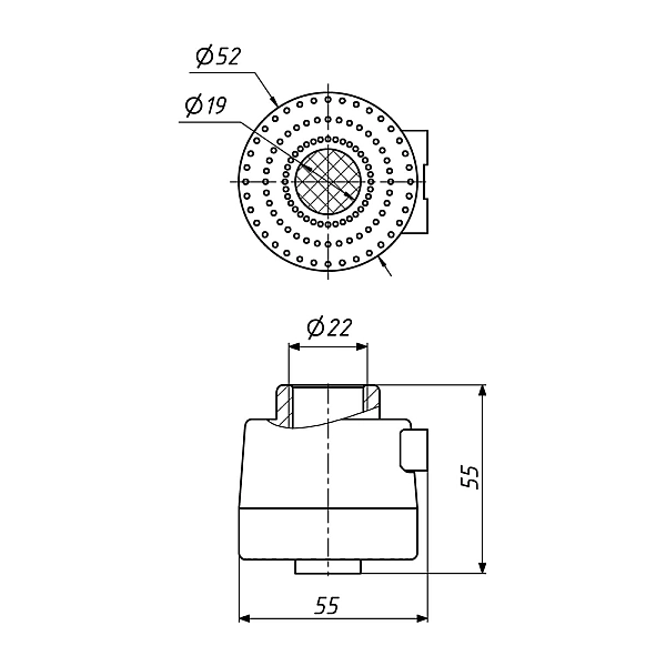 Аератор для змішувача Lidz Repair 02500 внутрішній LDREP02500CRM35463 Chrome - Фото - 2