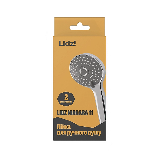 Лійка для ручного душу Лейки Lidz Niagara 11 98 мм округла LDNIA11CRM35464 Chrome - Фото - 6
