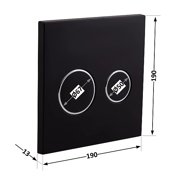 Панель змиву для унітаза Qtap Nest Uni QT0211P01V1178MB - Фото - 2