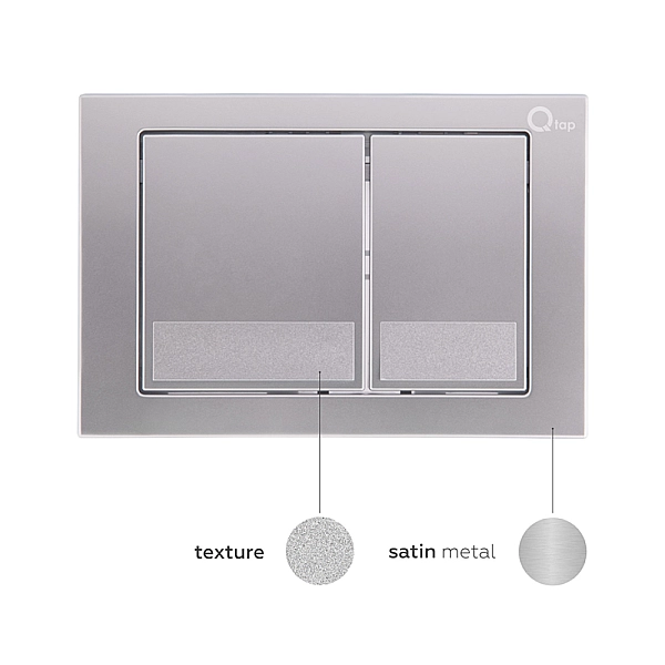 Готове рішення Qtap для ванної кімнати: підвісний унітаз Tern Rimless 490x340x350 + комплект інсталяції Nest 4 в 1 (квадратна клавіша Satin) - Фото - 9