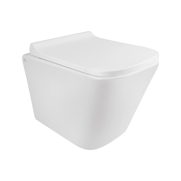 Готове рішення Qtap для ванної кімнати: підвісний унітаз Tern Rimless 490x340x350 + комплект інсталяції Nest 4 в 1 (кругла клавіша Satin) - Фото - 11