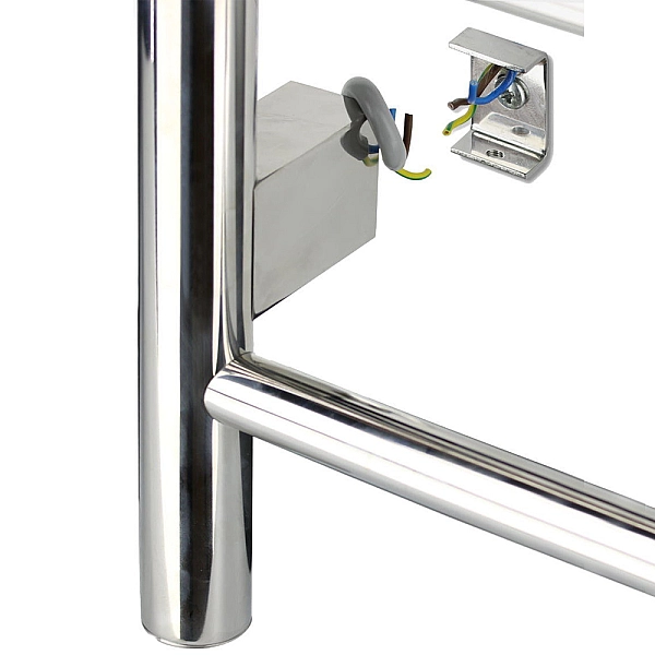 3.0.1000.0.P Комплект прихованого підключення мереж.дроту для прямокутного стояка, полір.нерж. (може бути без мереж.дроту) (1 сорт) - Фото - 5