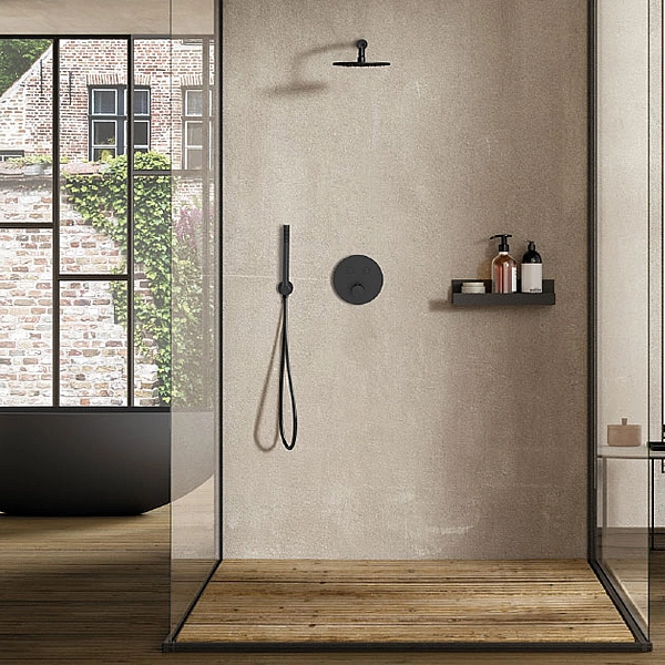 ZSOF079NO  Верхній душ 300 мм, чорний мат. (1 сорт) - Фото - 4