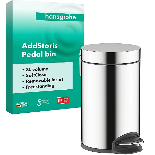 41775000 Відро для сміття, хром (1 сорт) - Фото - 3