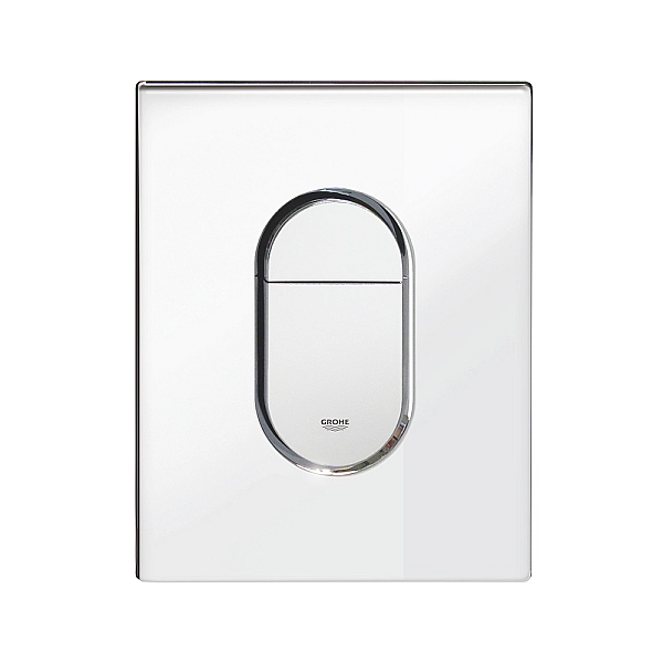 38844000 Arena Cosmopolitan, накладна панель змиву унітазу, хром (1 сорт) - Фото - 2