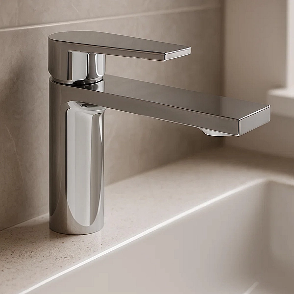 33311130 COMFORT Змішувач д/раковини без донного  клапана, хром (1 сорт) - Фото - 3