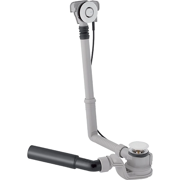 150.755.21.6 Злив-перелив для ванни з кнопкою PushControl, d52, довжина 26см, видимі елементи хром глянець (1 сорт)