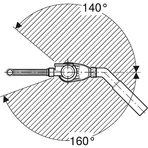 150.755.21.6 Злив-перелив для ванни з кнопкою PushControl, d52, довжина 26см, видимі елементи хром глянець (1 сорт) - Фото - 4