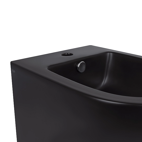 Біде підвісне Qtap Robin 495х370х325 Matt black QT1355046FMB - Фото - 5
