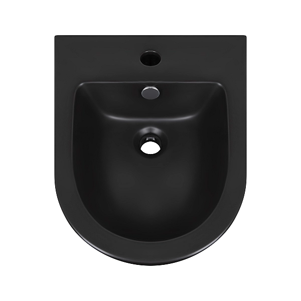 Біде підвісне Qtap Robin 495х370х325 Matt black QT1355046FMB - Фото - 7