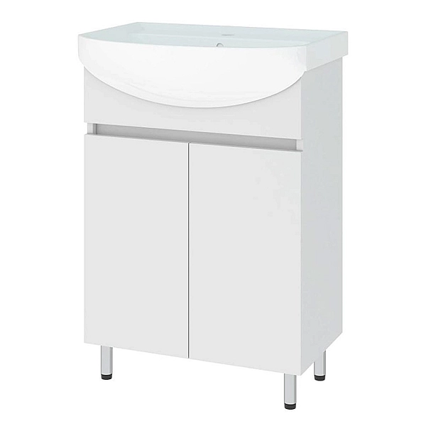 102950UA Proxy Умивальник меблевий 50см, з переливом, з отв.для зміш., білий глянець (1 сорт) - Фото - 3