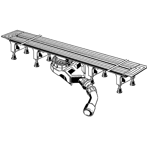 721671 Advantix Vario Душовий лоток 300-1200mm, низький (1 сорт) - Фото - 2