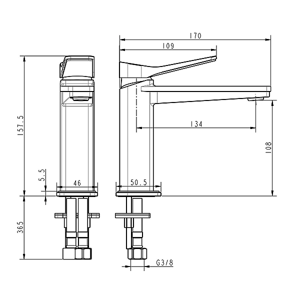 81011120 UP Змішувач д/раковини (1 сорт) - Фото - 2