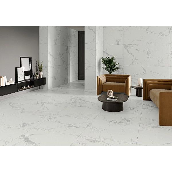 P.E. FARAYA WHITE SAT RECT (1 сорт) - Фото - 2