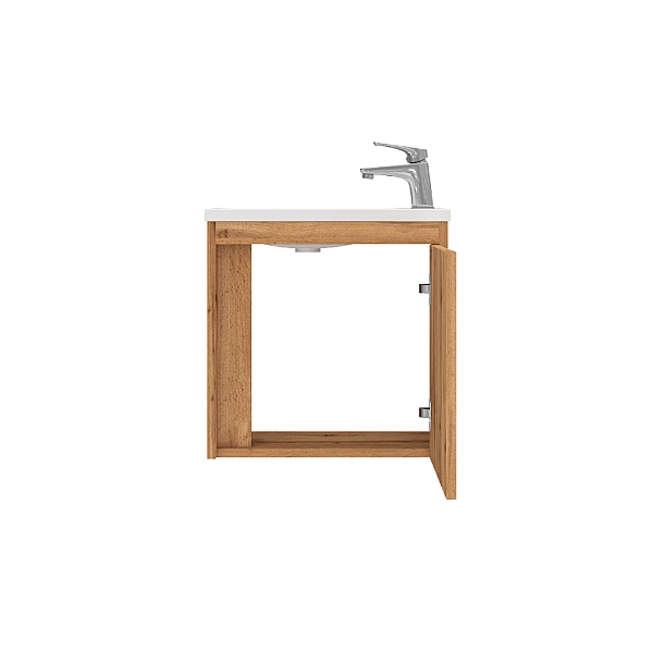 063050O SMALL Тумба 50 з умивальником, дуб (1 сорт) - Фото - 3