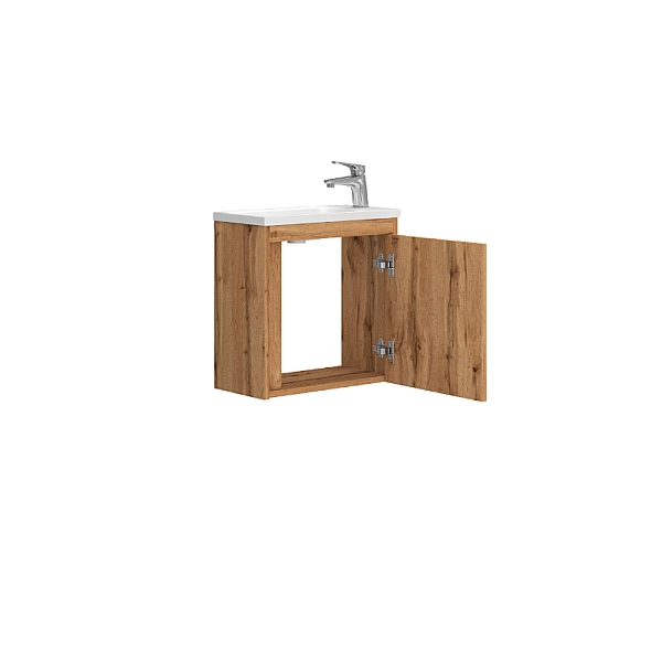 063050O SMALL Тумба 50 з умивальником, дуб (1 сорт) - Фото - 2