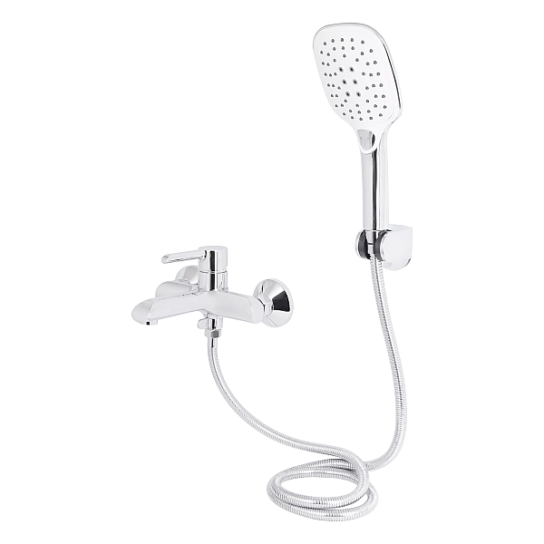 Змішувач для ванни Qtap Grand (з душовим гарнітуром) QTGRACRM006 Chrome - Фото - 3