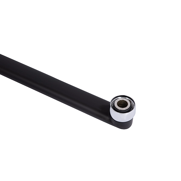 Смеситель для ванны Qtap Grand с поворотным изливом (c душевым гарнитуром) QTGRABCR005 Chrome/Black - Фото - 6