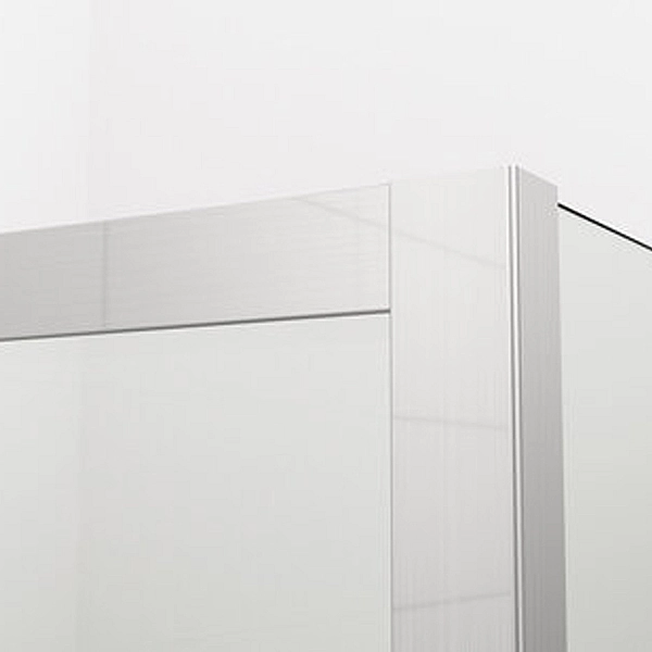 D20SE20904007 Arelia Душова кабіна з розсувними дверима, 900х900 мм, кутовий вхід, скло прозоре, проф.срібний полір. (1 сорт) - Фото - 3