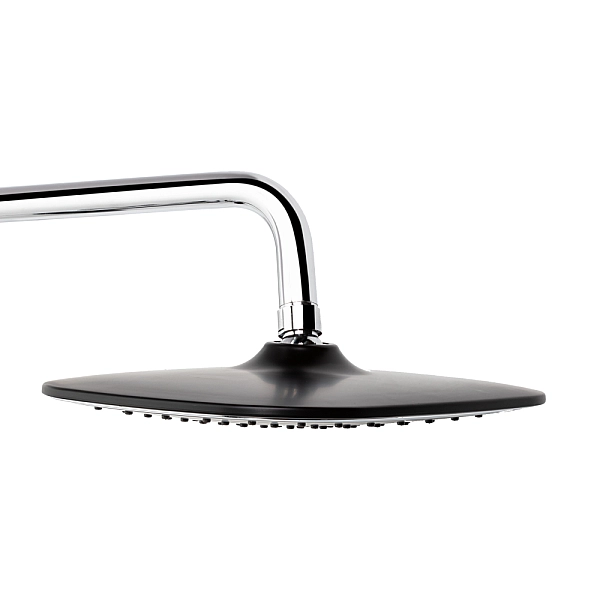 Душевая система универсальная Qtap Grand на три потребителя (с изливом) QTGRABCR1004 Chrome/Black - Фото - 9