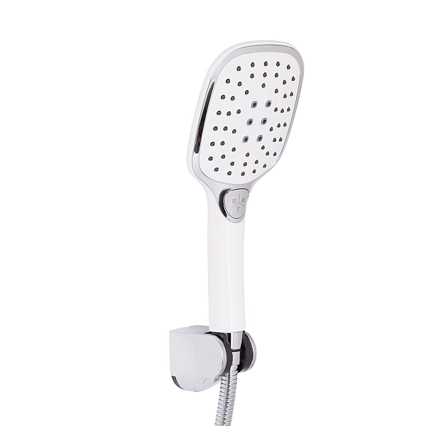 Змішувач для ванни Qtap Grand (з душовим гарнітуром) QTGRAWCR006 Chrome/White - Фото - 5