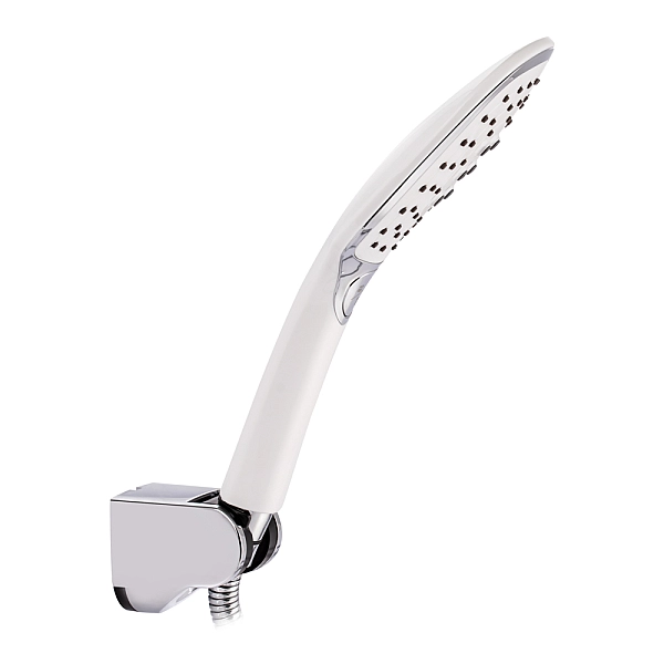 Змішувач для ванни Qtap Grand з поворотним виливом (з душовим гарнітуром) QTGRAWCR005 Chrome/White - Фото - 6