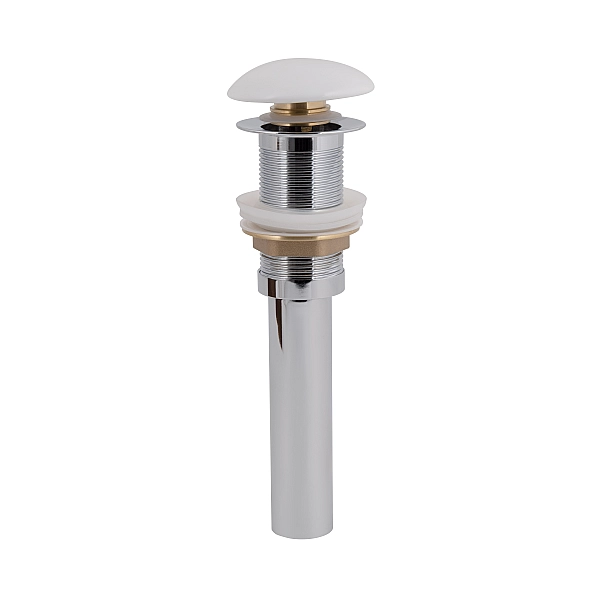 Донный клапан для раковины Qtap PU02 225х70х70 White - Фото - 3