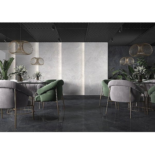 GRES DISTINCT GRAPHITE SILKY CRISTAL (1 сорт) - Фото - 6