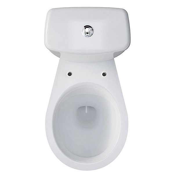 K33-007 Компакт 890 MITO GREY 010 SEAT PP UA з поліпропіленовим сидінням, горизонтальний випуск, боковий підвід води (1 сорт) - Фото - 2