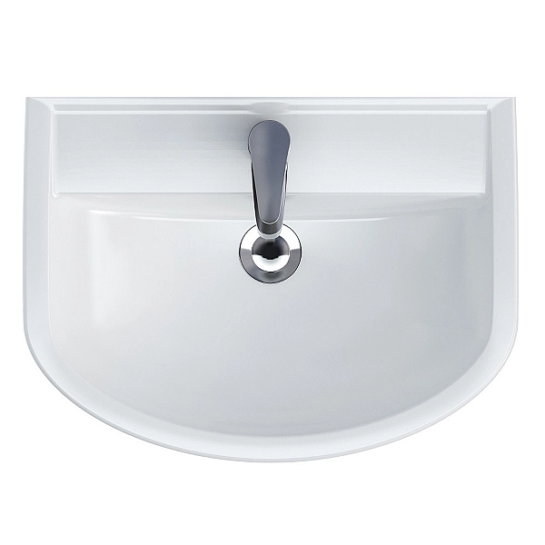 K667-105 Умивальник меблевий ARTECO 55 ONE HOLE з отвором для змішувача (картон) ( CCWS1009750001 ) (1 сорт) - Фото - 2