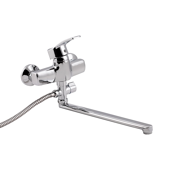 Смеситель для ванны Lidz Anny 005C2 с поворотным изливом (c душевым гарнитуром) (k40) LDANN005C2CRM35102 Chrome - Фото - 3