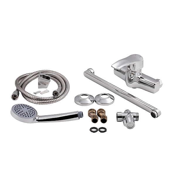 Смеситель для ванны Lidz Anny 005C2 с поворотным изливом (c душевым гарнитуром) (k40) LDANN005C2CRM35102 Chrome - Фото - 6