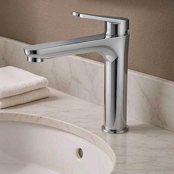 17012120 Style Високий змішувач д/раковини без донного  клапана, хром (1 сорт) - Фото - 3