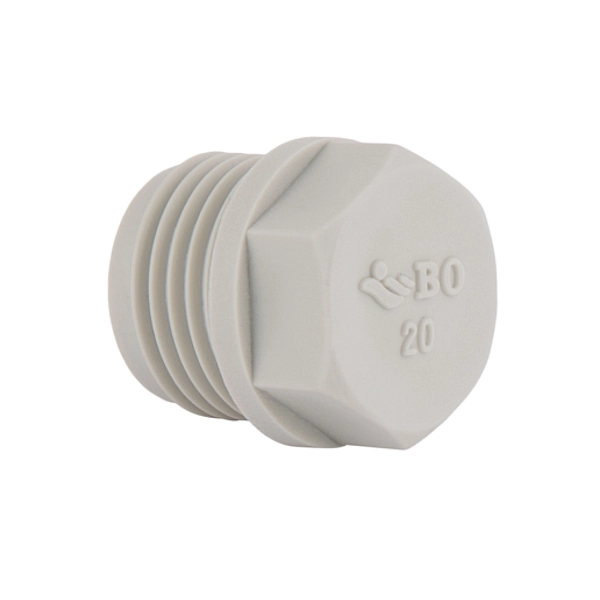 Заглушка PPR Blue Ocean з різьбою 20х1/2" ЗР