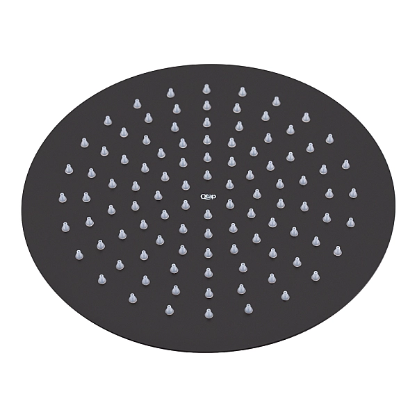 Душевая система универсальная Qtap Sloup на три потребителя (с изливом) c полочкой QTSL51105OGB Black Matt - Фото - 5