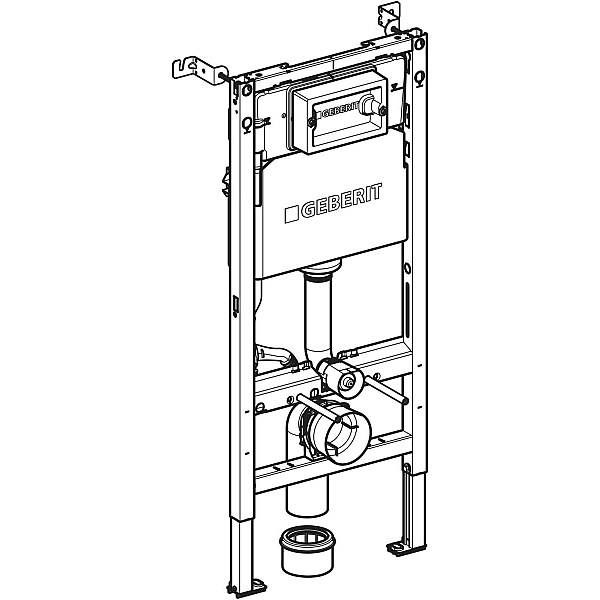 458.103.00.2 DuofixBasic Комплект (2в1) інсталяції д/унітазу (1 сорт) - Фото - 2