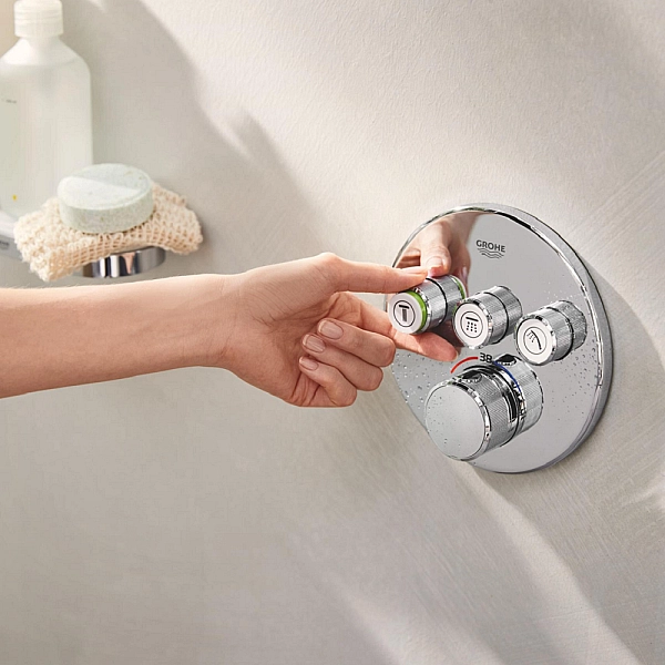 34863000 GRT SmartControl 310 Душова система на 3 виходи, кругла, 310 (1 сорт) - Фото - 8