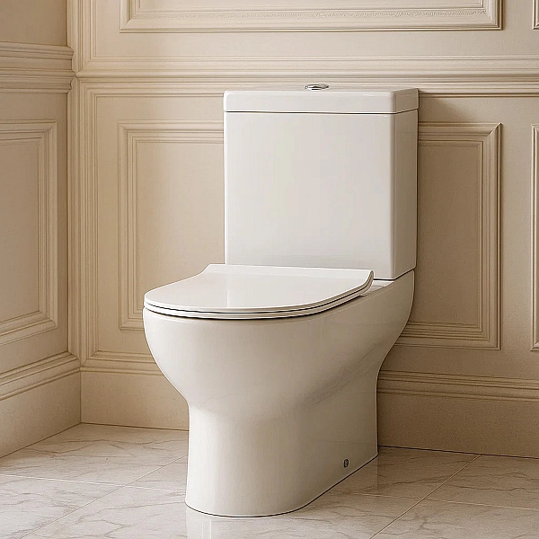 3110121 FRESH Компакт безобідковий, тонка кришка soft-close, quick-fix (3пак) (1 сорт) - Фото - 4