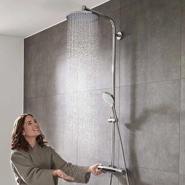 27267000 Crometta S 240 1jet Showerpipe Душова система д/душа (1 сорт) - Фото - 6
