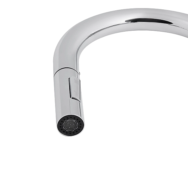 Смеситель для кухни Qtap Lenicka с выдвижным изливом QTLEN9138103UC Chrome - Фото - 4