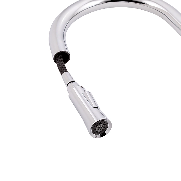 Смеситель для кухни Qtap Evicka с выдвижным изливом QTEVI9135103UC Chrome - Фото - 7