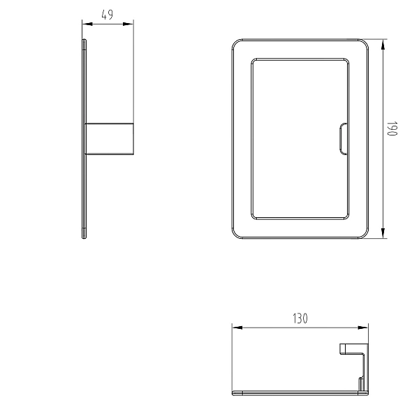 4030130 DO IT Тримач для рушника, колір brushed gun metal (1 сорт) - Фото - 2