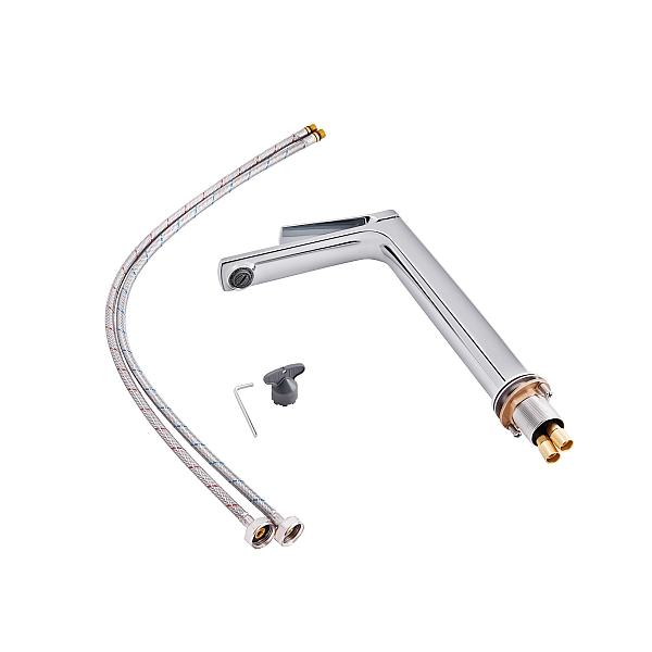 Змішувач для раковини Qtap Slavonice високий QTSLV10H42103C Chrome - Фото - 3