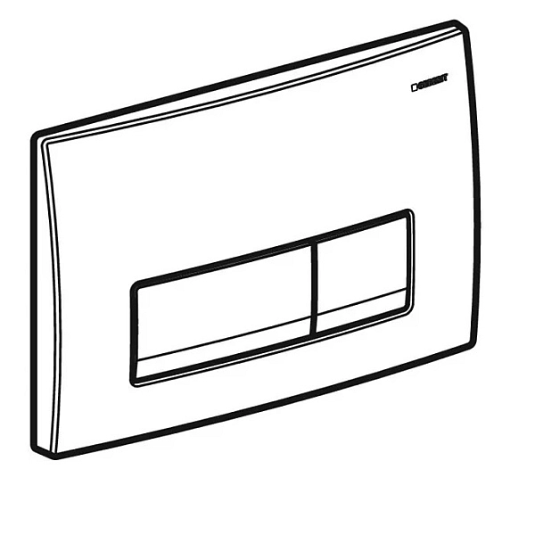 115.119.21.1 Delta50 Клавіша змиву з подвійним змивом: Глянцевий хром (1 сорт)