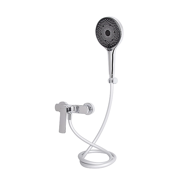 Смеситель для душа Qtap Slavonice с душевым гарнитуром QTSLV4042103C Chrome - Фото - 3